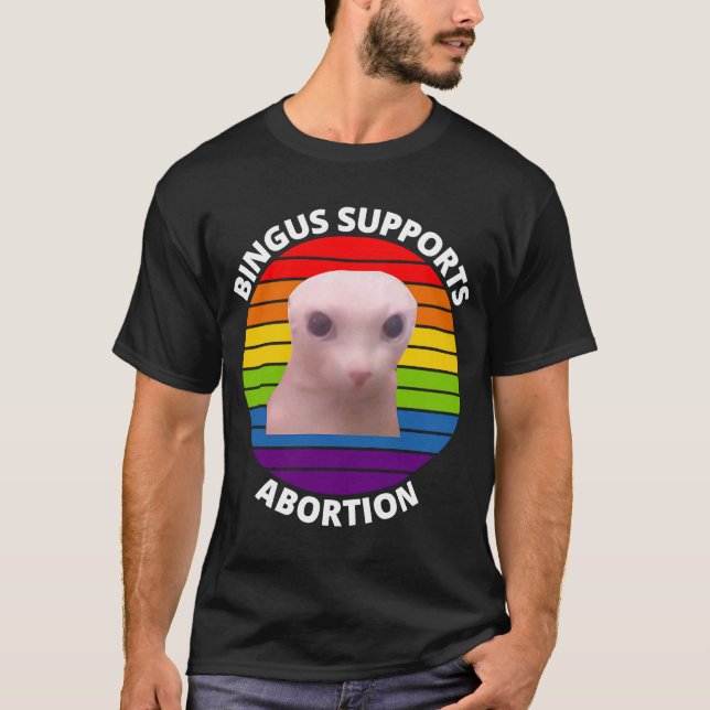 T-shirt Bingus Is Calling My Beloved Hairless Sphinx Cat (Devant)