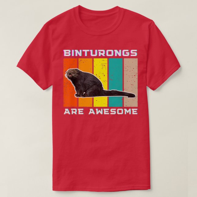 T-shirt Binturong Figure Accessoire Vintage Chemise Hommes (Design devant)