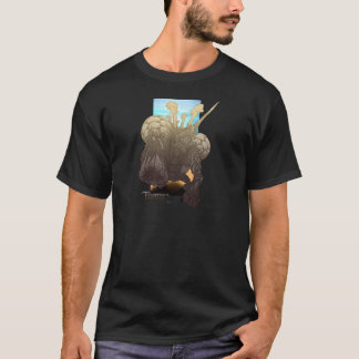 T-shirt Bio bête : Verrou en acier