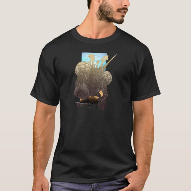 T-shirt Bio bête : Verrou en acier (Devant)
