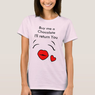 T-shirt bio féminin pour amoureux du chocolat