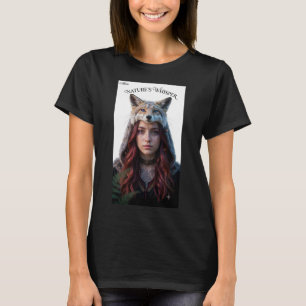 T-shirt bio Femme à capuchon de renard Nature's Wh