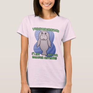T-shirt bio pour dames de Kawaii Manatee