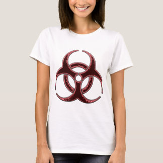 T-shirt Bio symbole rouillé de risque