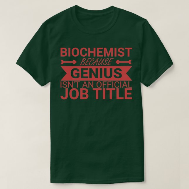T-shirt Biochimie génétique Biochimie 1 (Design devant)
