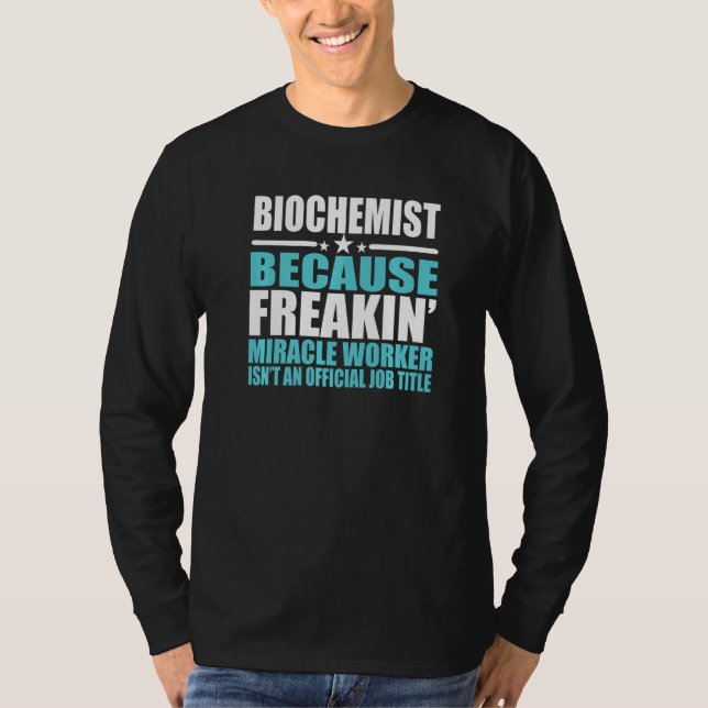 T-shirt Biochimiste pour collègue (Devant)