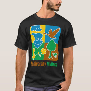 T-shirt Biodiversité Animaux Plantes Climat La faune sauva