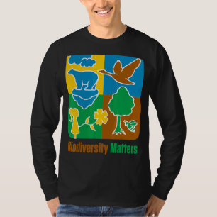 T-shirt Biodiversité Animaux Plantes Climat La faune sauva