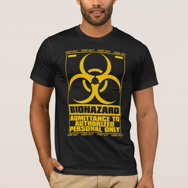 T-SHIRT BIOHAZARD (Devant)