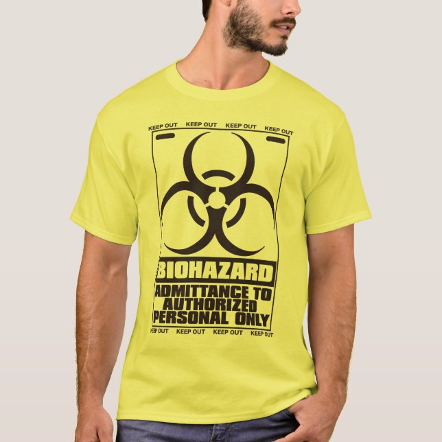 T-SHIRT BIOHAZARD (Devant)