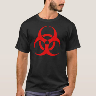 T-shirt Biohazard rouge