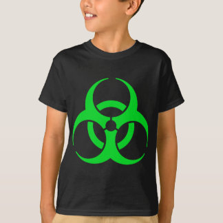 T-shirt Biohazard vert
