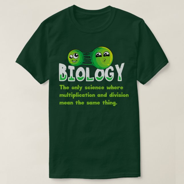 T-shirt Biologie amusante Chemise Biologie Diplômée Biolog (Design devant)