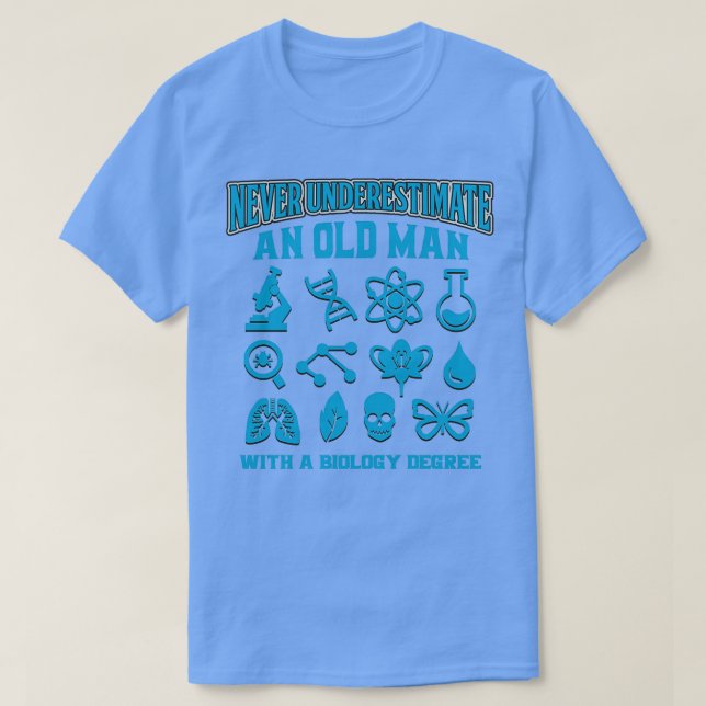 T-shirt Biologie Biologiste biologique Enseignant Sciences (Design devant)