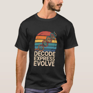 T-shirt Biologie cellulaire Rétro ADN Science Moléculaire