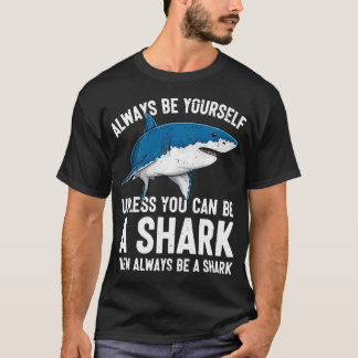 T-shirt Biologie Cool Requins Océan Faune Amateur de Requi