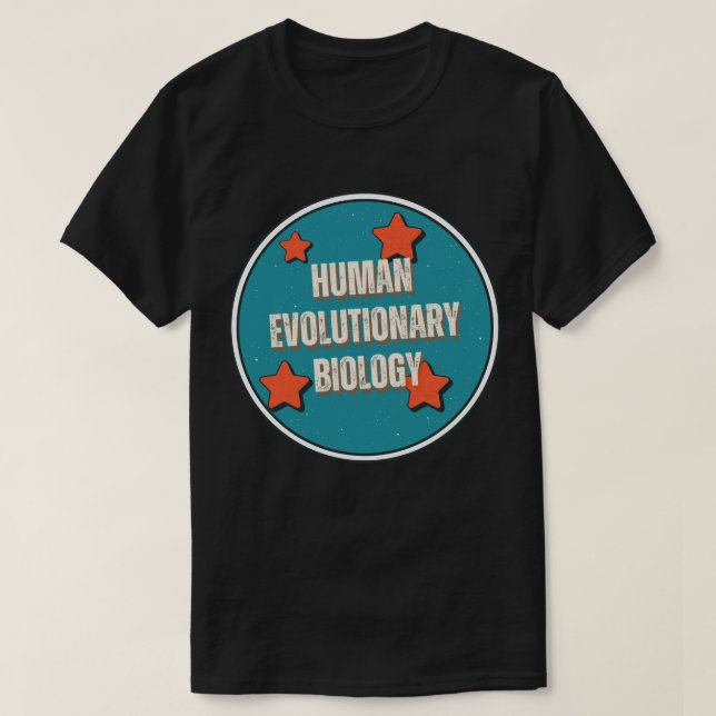 T-shirt Biologie Évolutionnaire Humaine (Design devant)