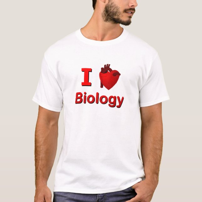 T-shirt Biologie I <3 (Devant)