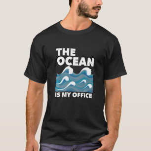 T-shirt Biologie Marine Bilogiste Marine Océan Est Mon Bur