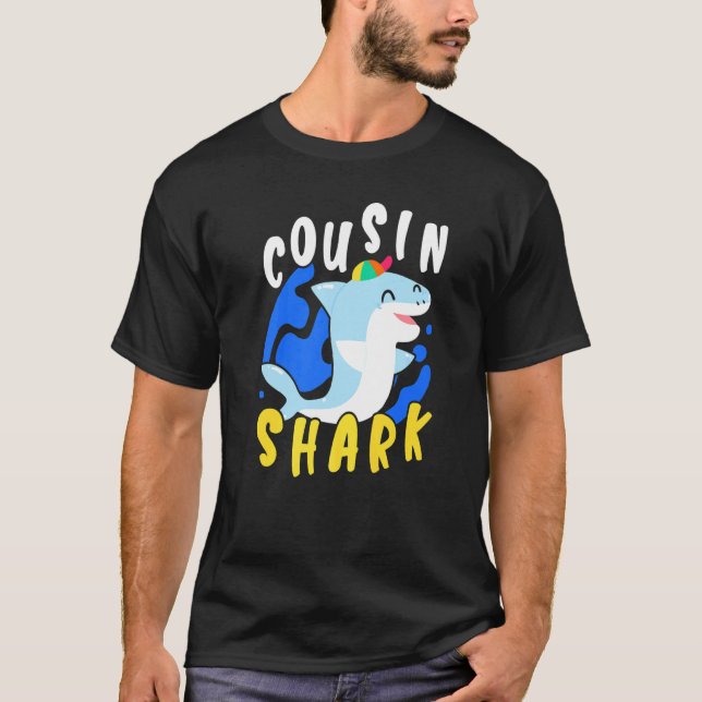 T-shirt Biologie marine du requin Cousin Animal marin sous (Devant)