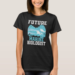 T-shirt Biologie marine Océanographie Future Biologis mari