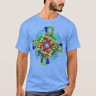 T-shirt Biologie Microscopie électronique cristal structur