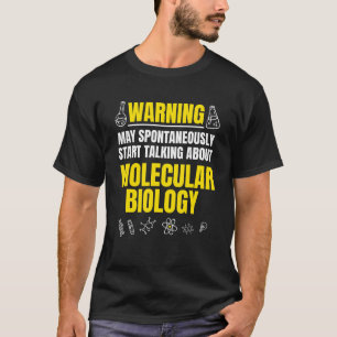 T-shirt Biologie moléculaire Biologiste Scientifique génét