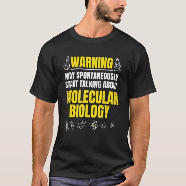 T-shirt Biologie moléculaire Biologiste Scientifique génét (Devant)