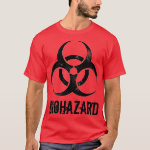 T-shirt Biologie noire bio-danger Enseignant en sciences