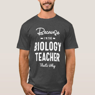 T-shirt Biologie Professeur Profession Travail d'Anniversa