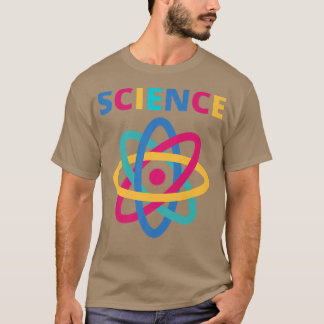 T-shirt Biologie scientifique colorée Atom Premium 271