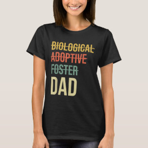 T-shirt Biologique Adoptive Foster Papa Fête des pères Ado