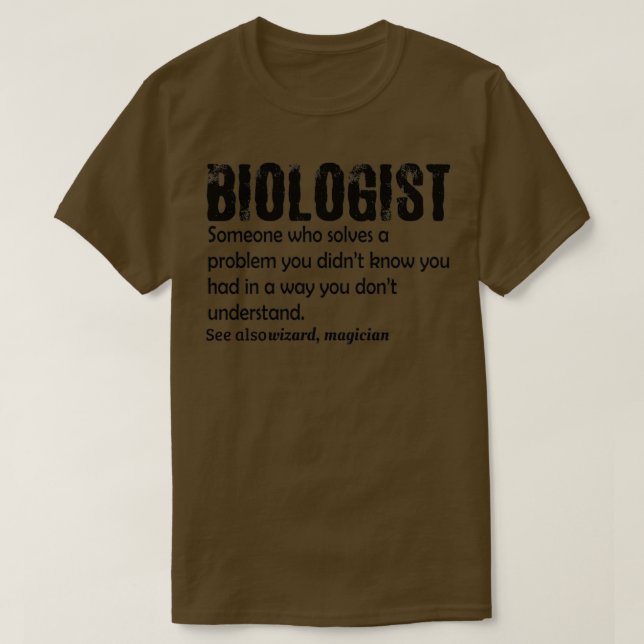 T-shirt Biologiste 21 (Design devant)