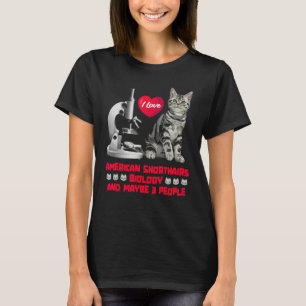 T-shirt Biologiste Cute Science Étudiante Biologie Ca