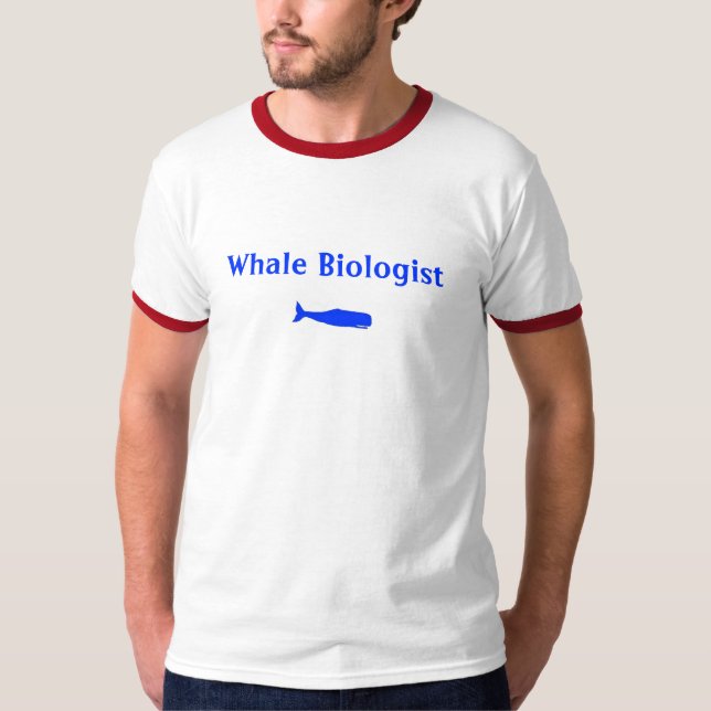 T-shirt Biologiste de baleine (Devant)
