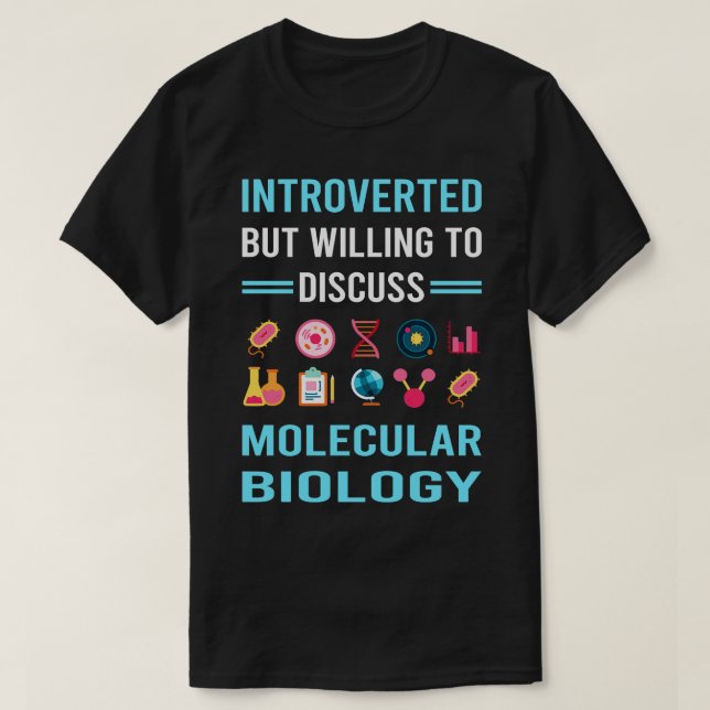 T-shirt Biologiste de biologie moléculaire introduit (Design devant)
