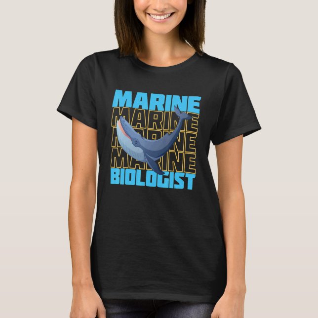 T-shirt Biologiste de la marine (Devant)