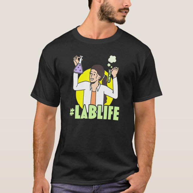 T-shirt Biologiste de la vie active Sciences Professeur Bi (Devant)