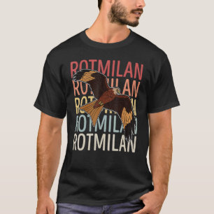 T-shirt Biologiste des cerfs-volants rouges Ornithologiste