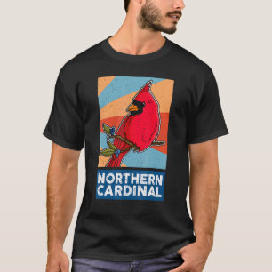 T-shirt Biologiste des oiseaux cardinaux rouges Songbird G