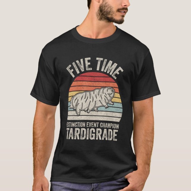T-shirt Biologiste en microbiologie Tardigrade (Devant)