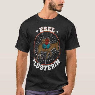 T-shirt Biologiste Espèces Cheval Domestique Âne Afrique A