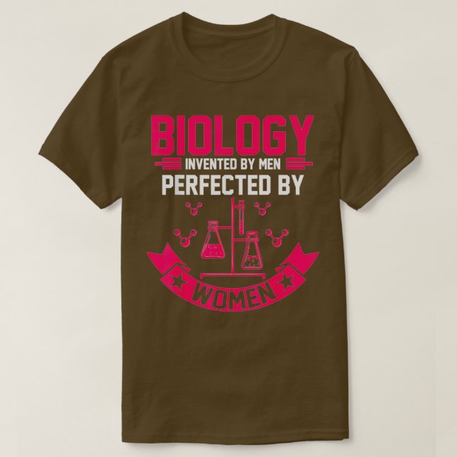 T-shirt Biologiste Girl Biology Don (Design devant)