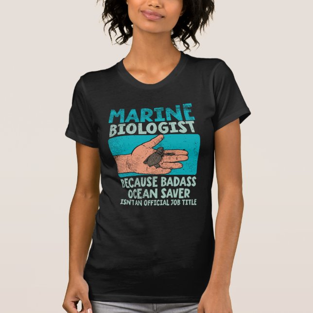 T-shirt Biologiste marin (Devant)