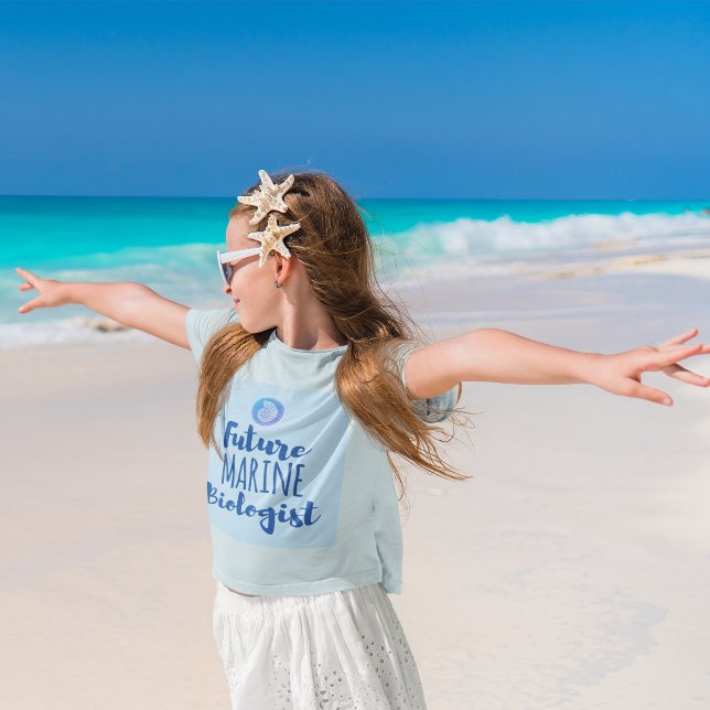 T-shirt Biologiste marin de l'avenir - coquille marine (Créateur téléchargé)