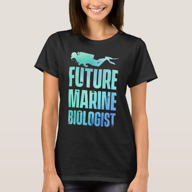 T-shirt Biologiste marin futur Biologie Sciences océanique (Devant)