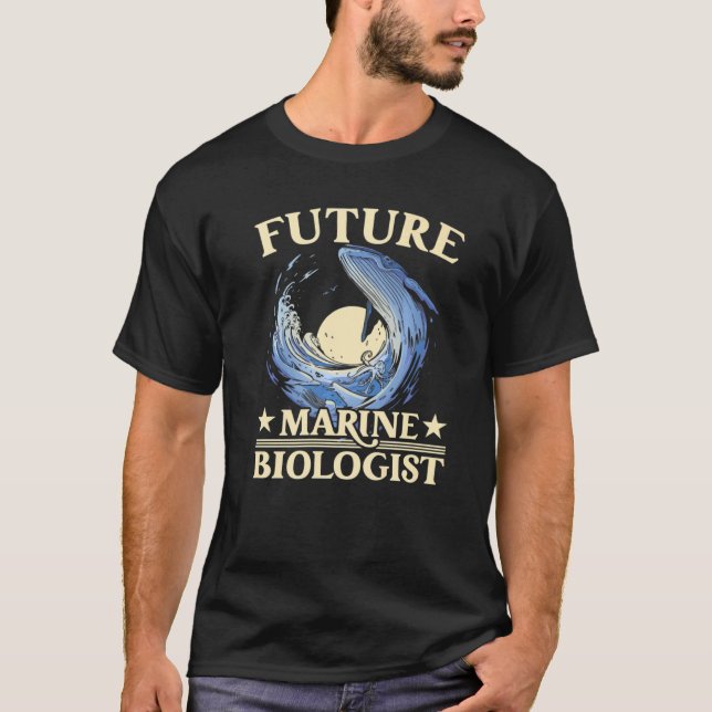 T-shirt Biologiste marin futur Biologie scientifique Esthé (Devant)
