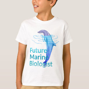T-shirt Biologiste marin futur Dauphin océanique