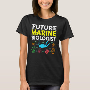 T-shirt Biologiste marin futur Étudiant en biologie marine