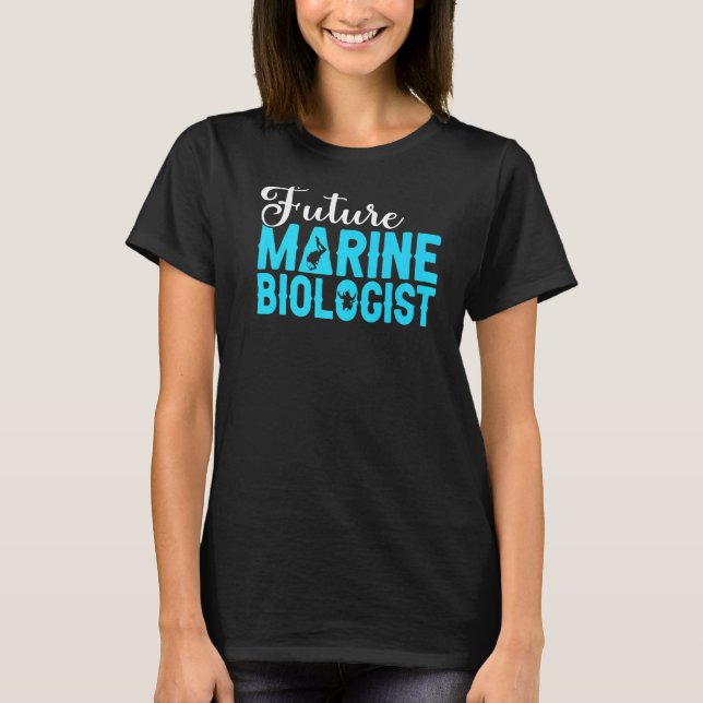 T-shirt Biologiste marin futur Étudiant en biologie marine (Devant)